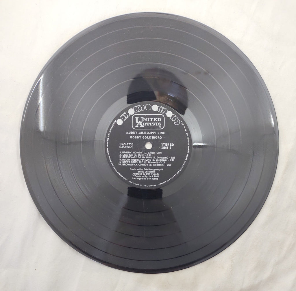 Bobby Goldsboro – Muddy Mississippi Line LP Stereo United Artists UAS-6735