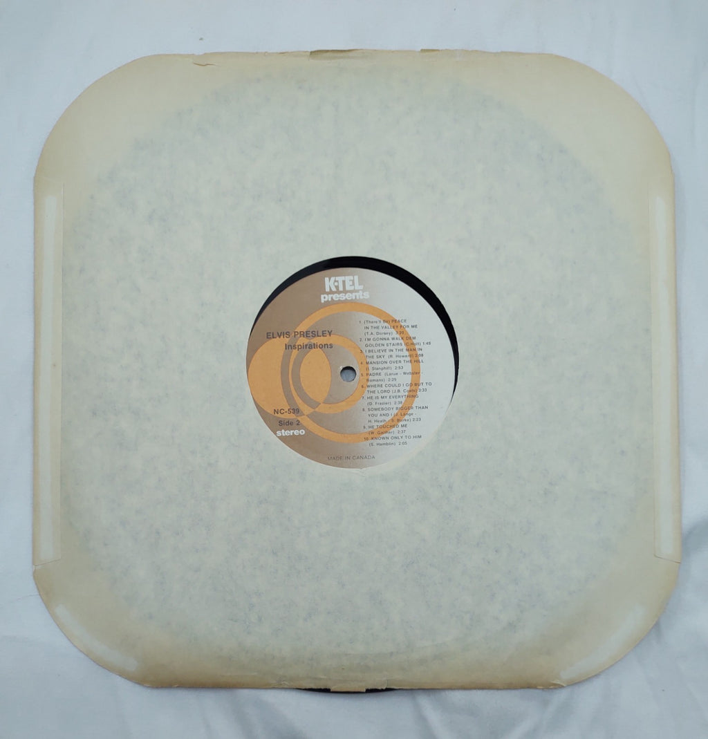 Elvis Presley – Inspirations LP K-Tel NC539 1970s Compilation Vinyl VG