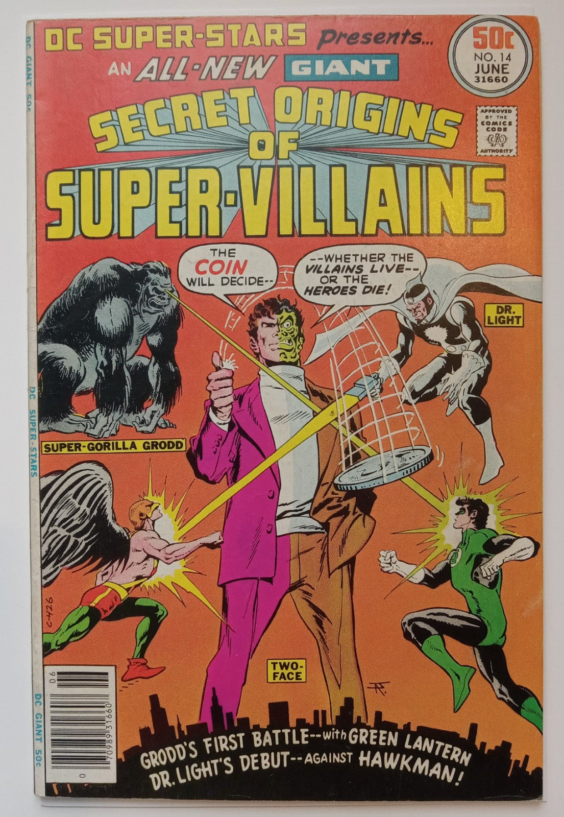 DC Super Stars #14 Origins of Super-Villains Bagged/Boarded DC Comics FN/VF