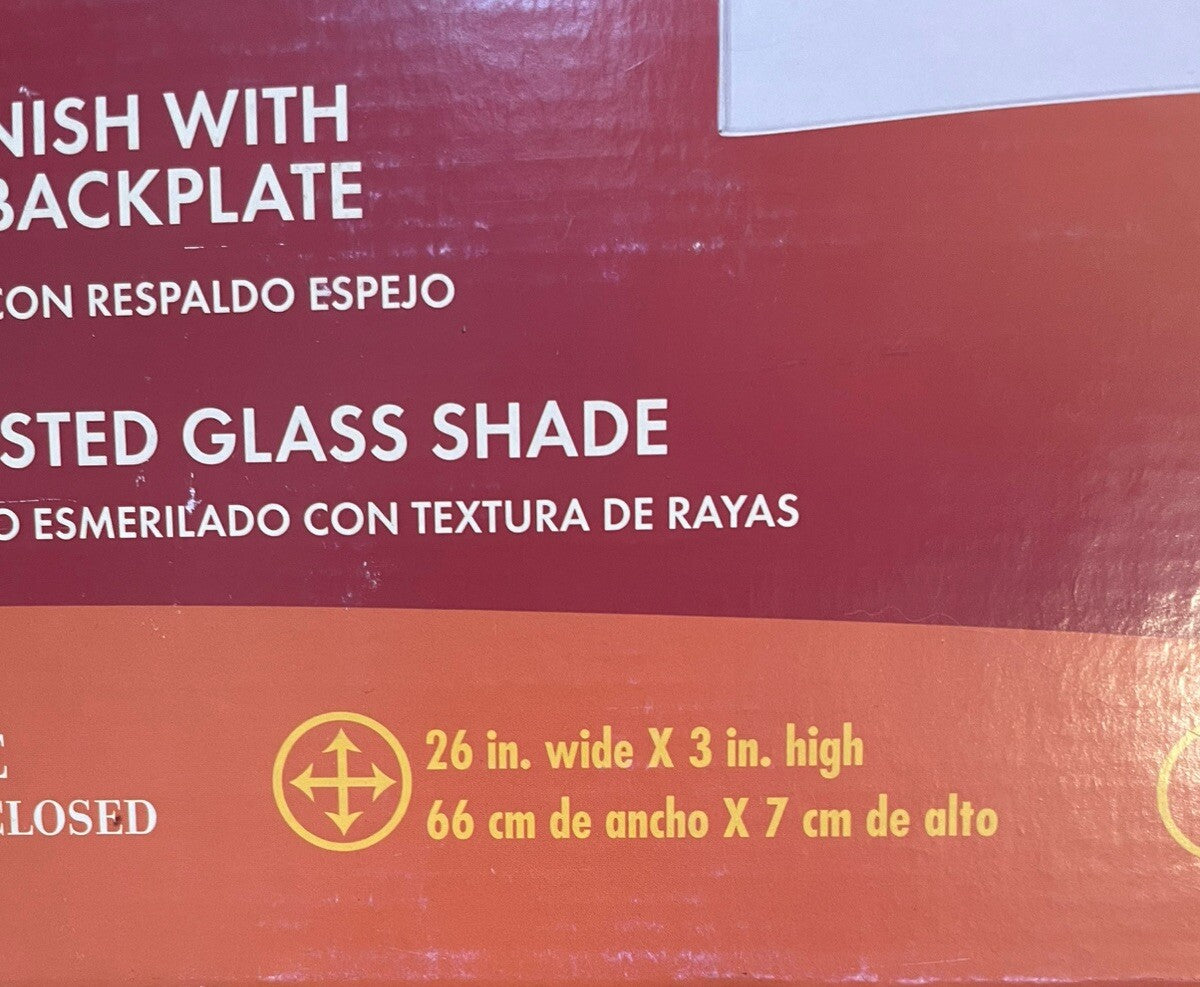 Portfolio Haylo 4-Light Vanity Fixture – Chrome Finish, Sealed Elegant Lighting