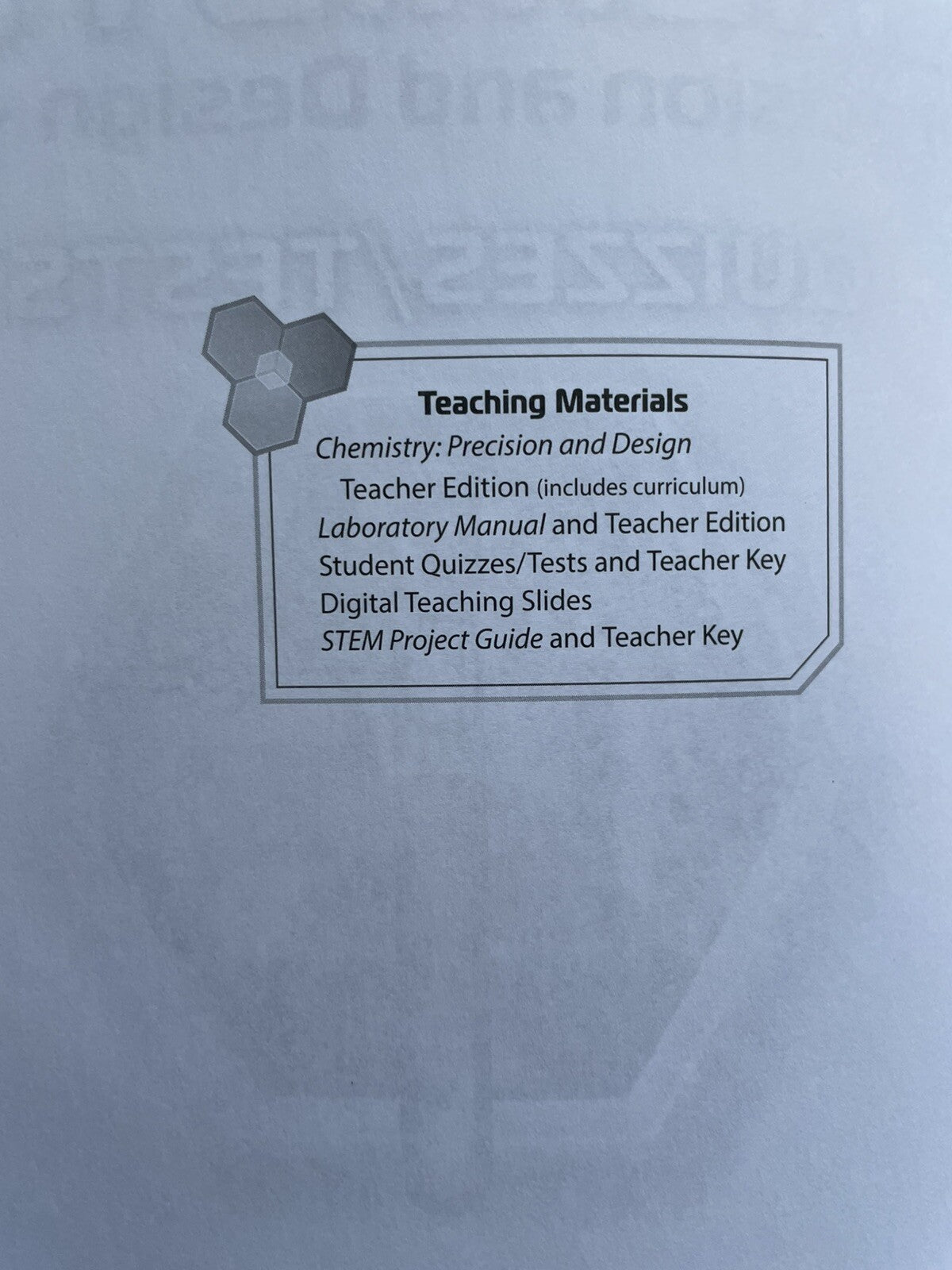 Abeka Chemistry Quiz & Test Key Vol 2 Revised – Teacher Edition PB