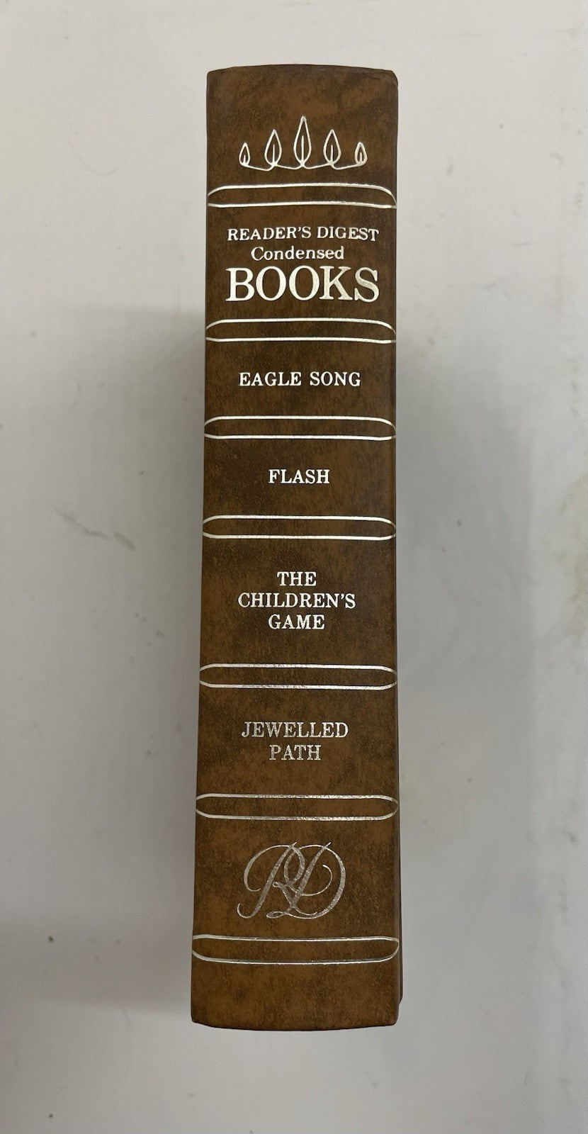 1984 Reader's Digest Condensed 1st Ed HC Leather Gilt Vtg NM Fiction
