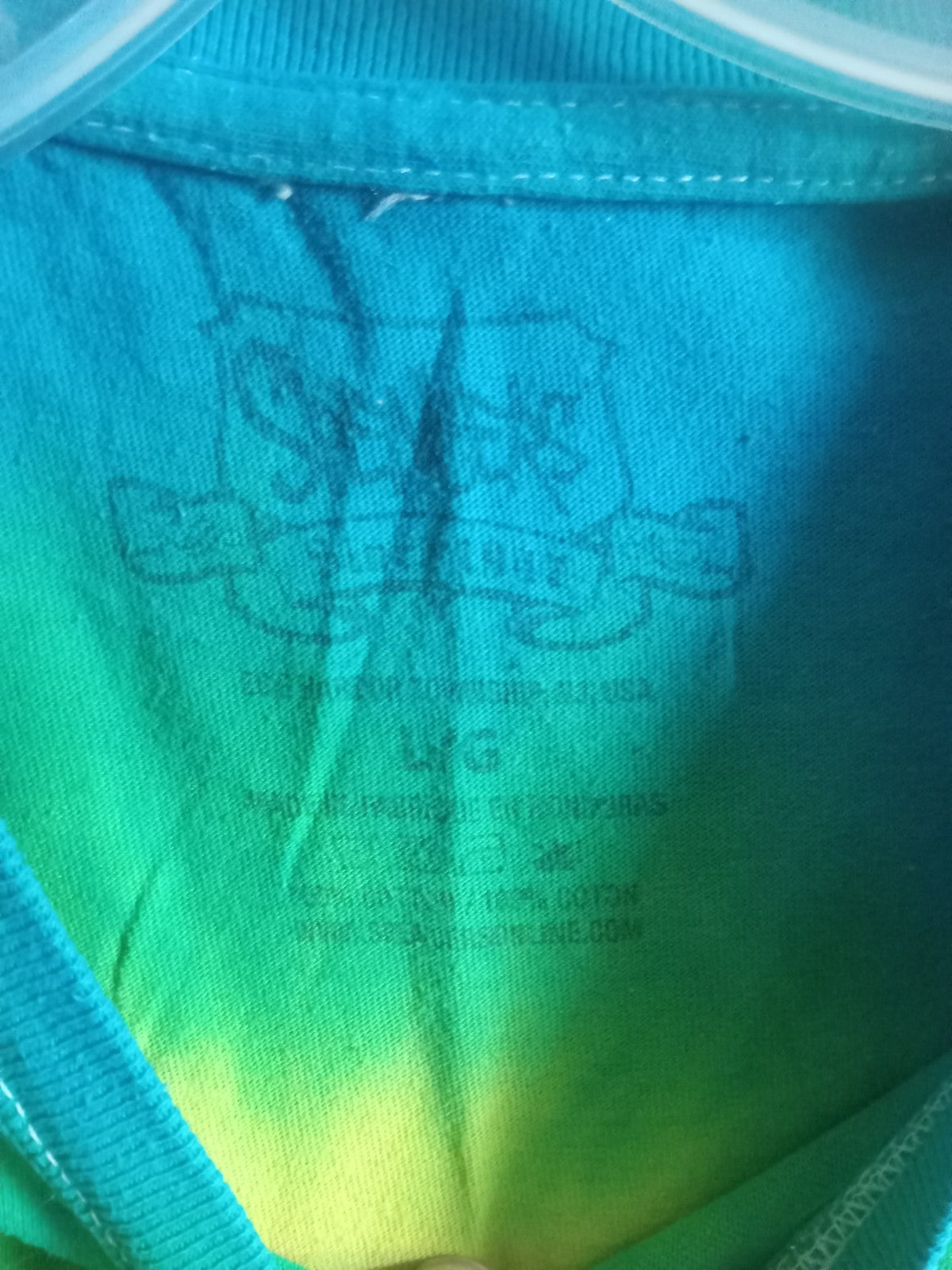 Spencer's Women's Tie Dye T-Shirt – Size Large, Colorful Graphic Tee