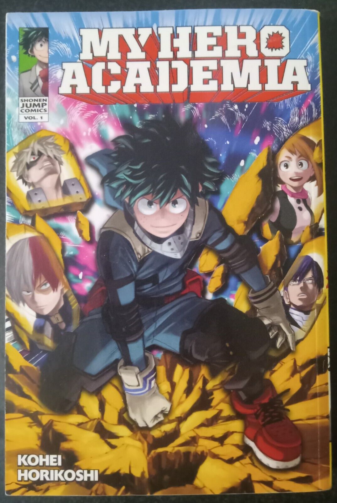 My Hero Academia Vol 1 by Kohei Horikoshi – Viz Manga PB VG+