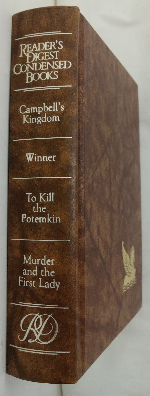 1989 Reader's Digest Condensed 1st Ed HC Leather Gilt Vtg NM Classic