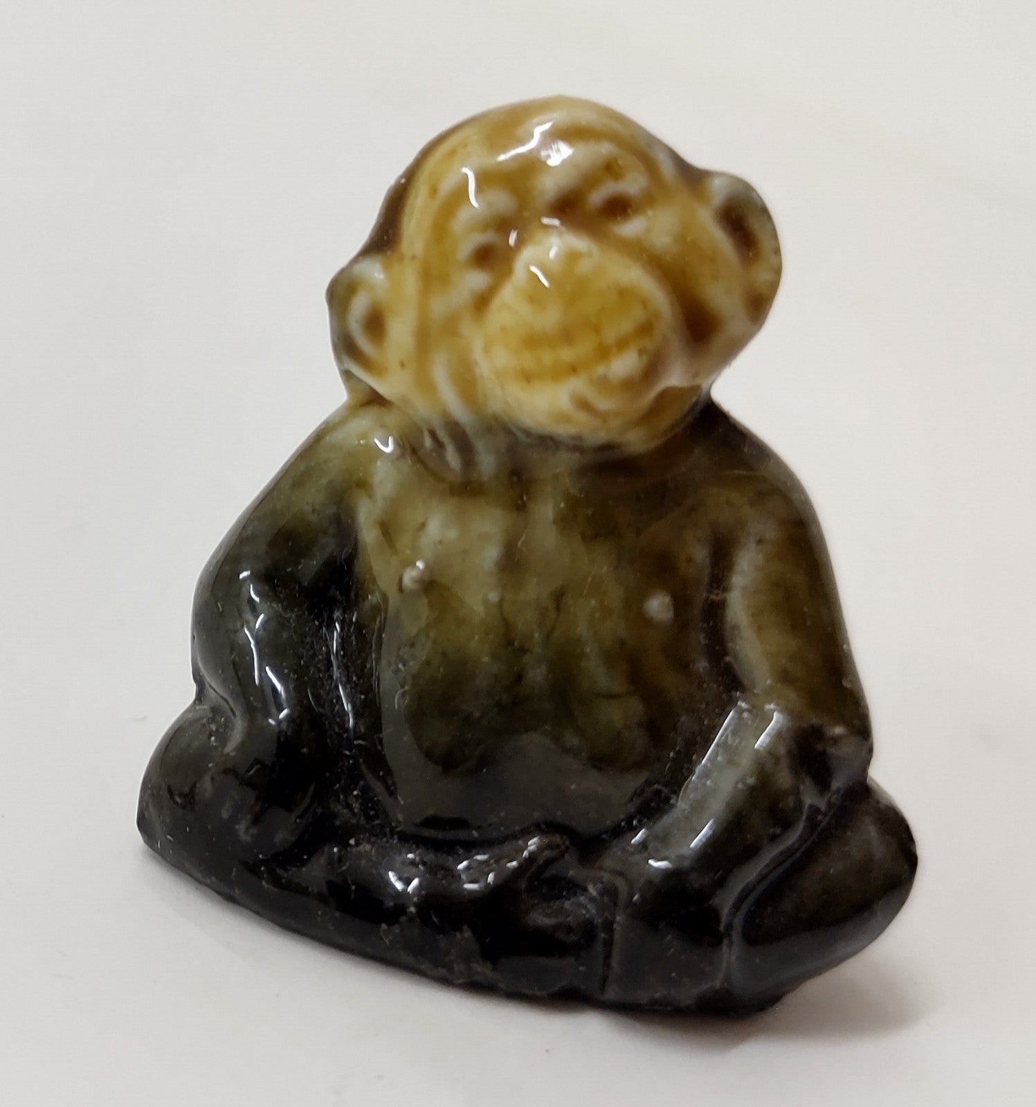 Wade Whimsies Chimpanzee Mini Figurine England Vintage Ceramic Animal