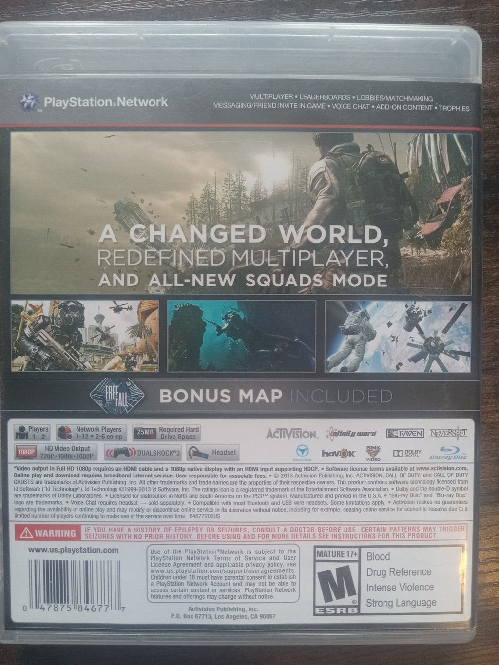 Call of Duty: Ghosts PS3 - Tested & Working