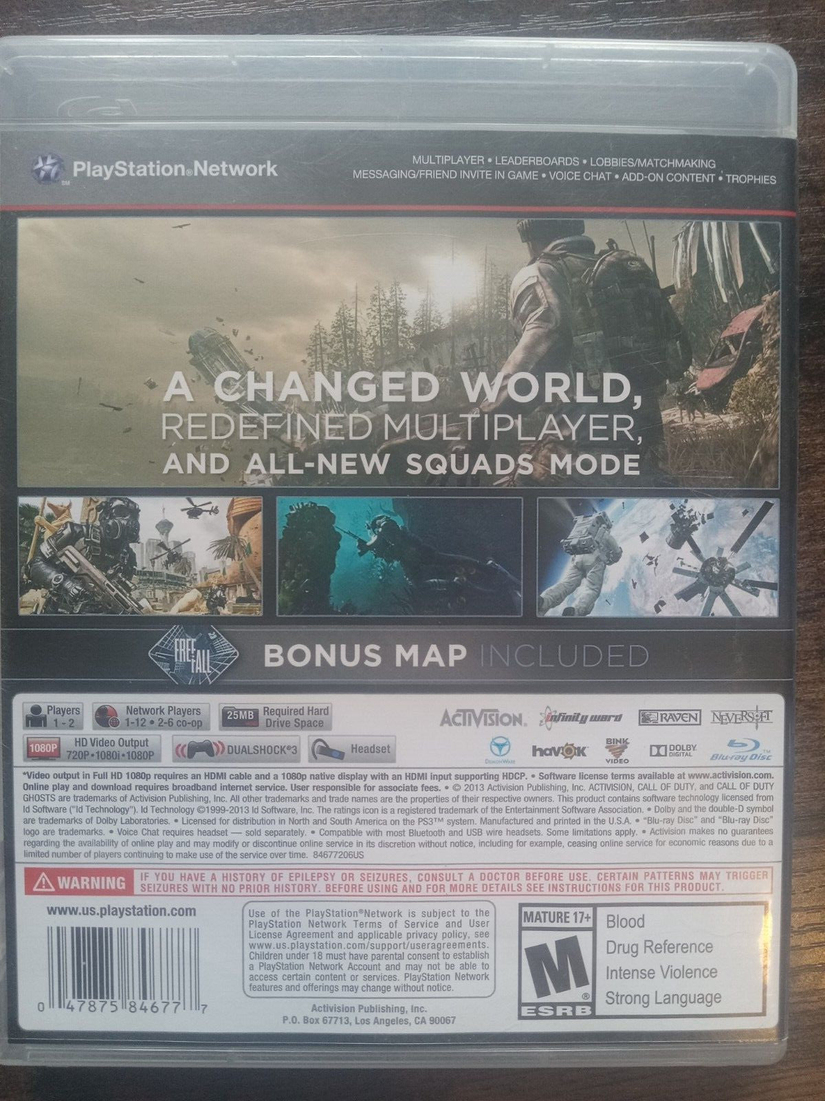 Call of Duty: Ghosts PS3 - Tested & Working