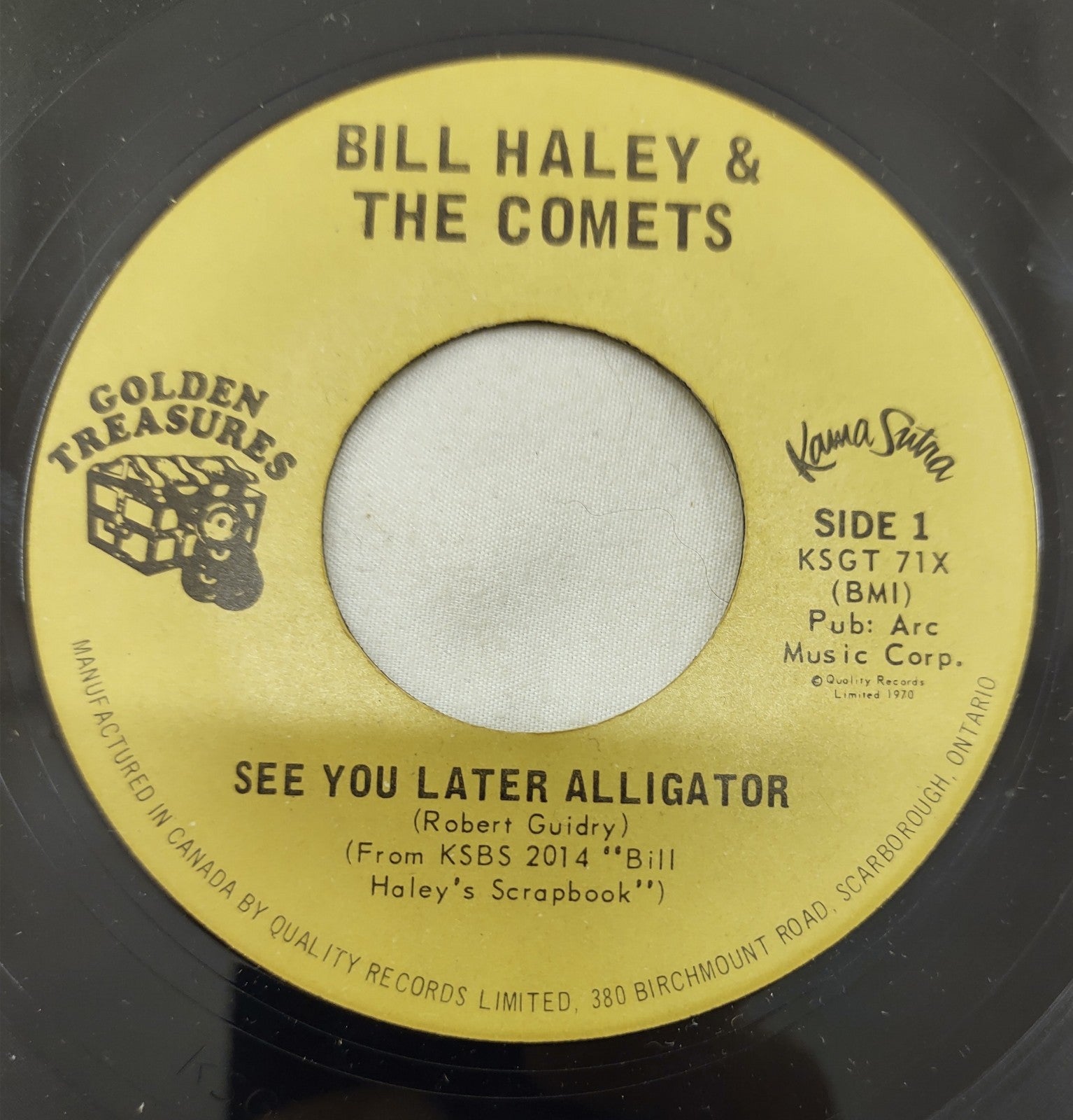 Bill Haley & His Comets – See You Later Alligator 7” Golden Treasures KSGT 71X