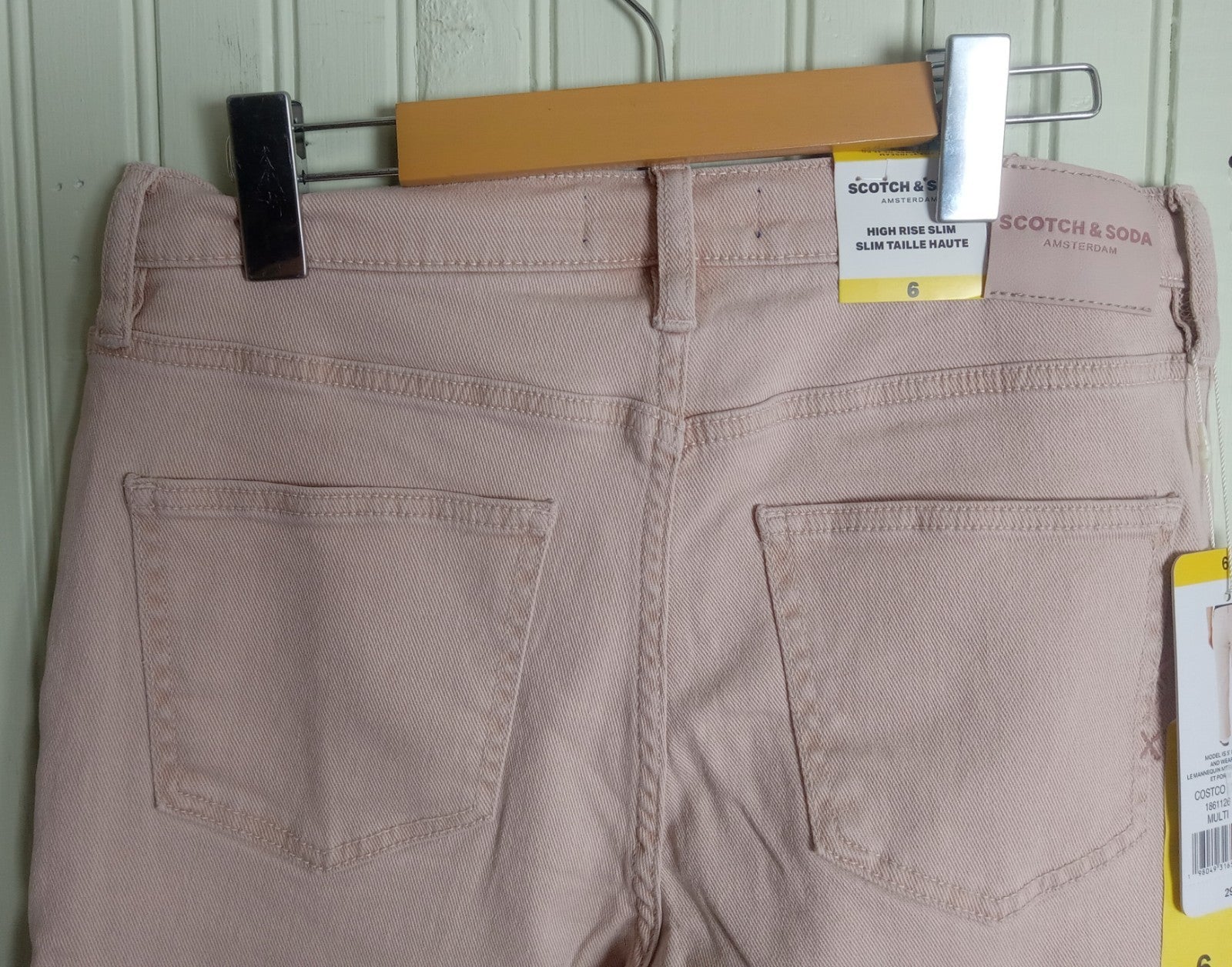 NWT Women’s Scotch & Soda Pink High Rise Slim Jeans Size 6 – Trendy Denim