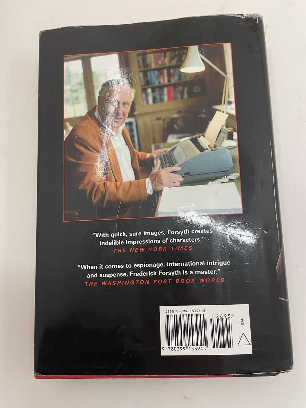 The Afghan by Frederick Forsyth – G+ Spy Thriller Hardcover, DJ Book