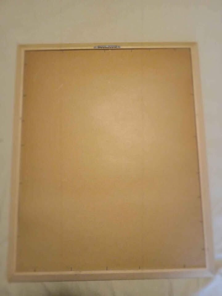 Framed Hand-Drawn Painting of a Fishing Boat on Water, 22" x 17.5" – Scenic Art