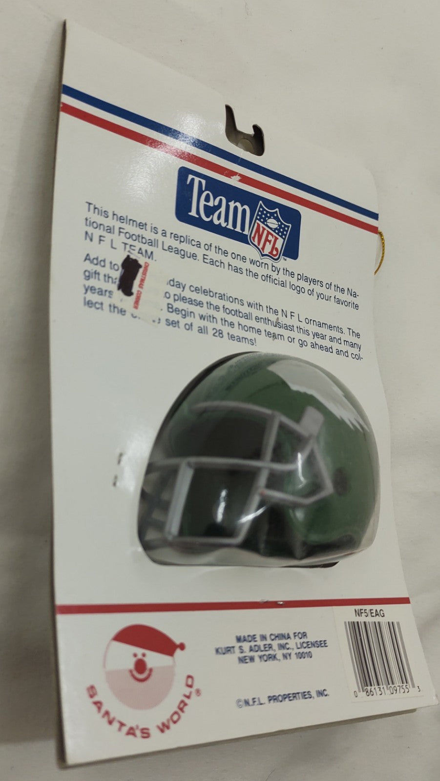 Santa's World NFL Philadelphia Eagles Christmas Tree Ornament NF5/EAG