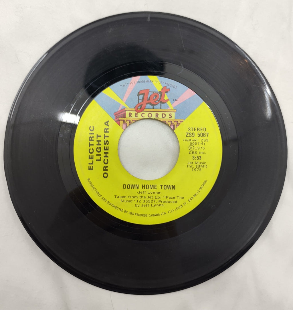 ELO – Down Home Town 7" Vinyl Single United Artists ZS9 5067 1975