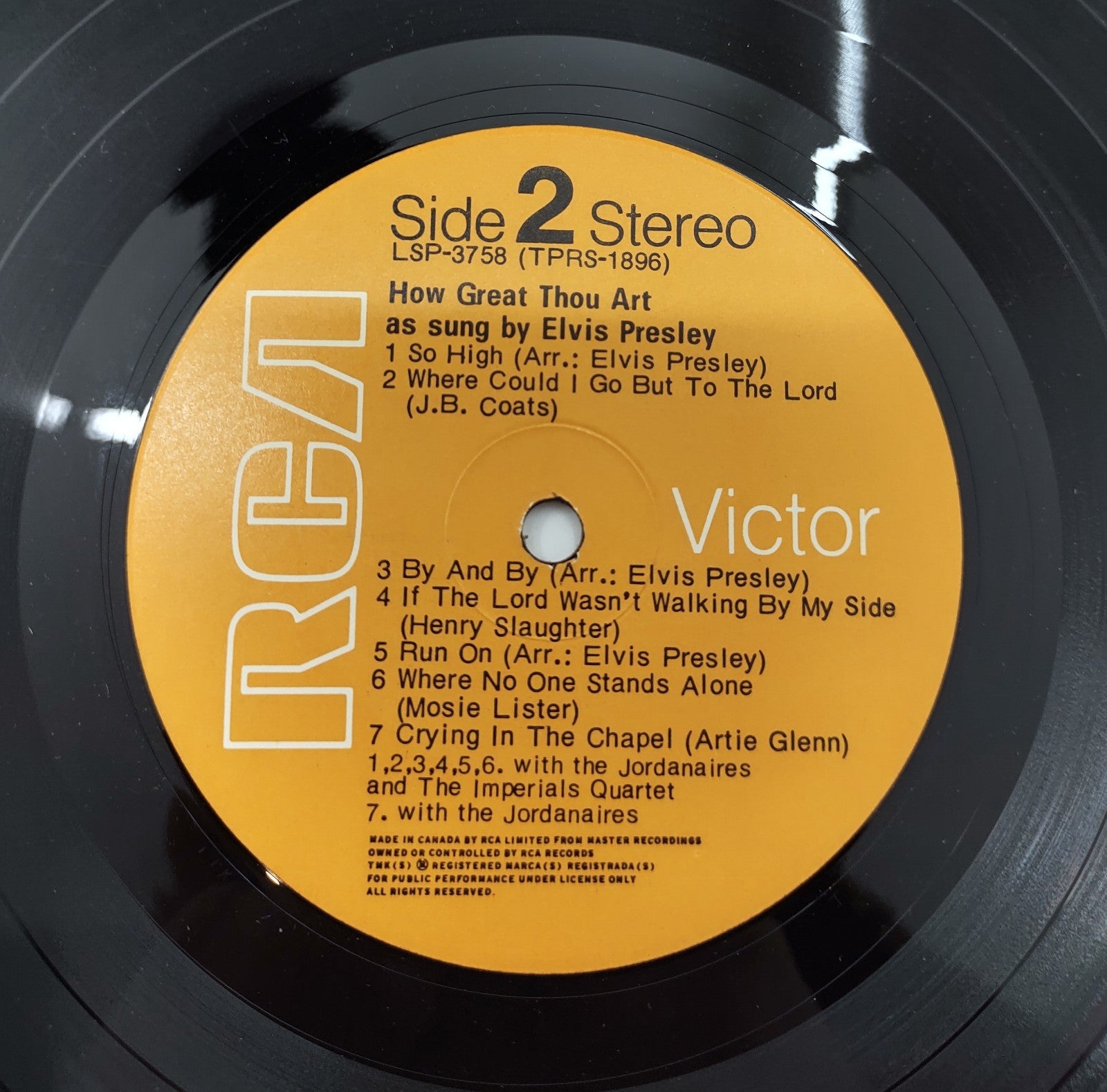 Elvis Presley – How Great Thou Art Vinyl LP Gospel RCA Classic Album