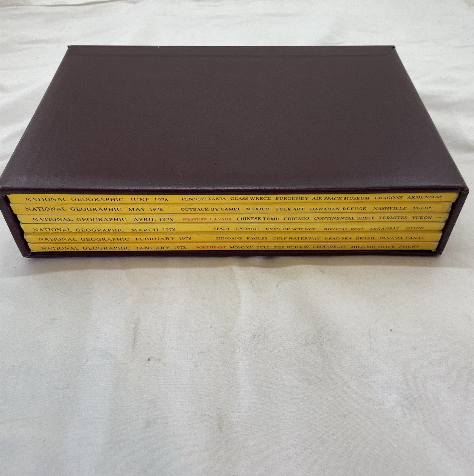 Nat Geo Jan–Jun 1978 Slipcover Lot | Wildlife, Adventure, Exploration