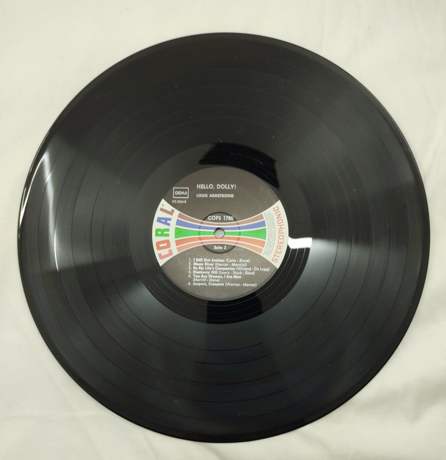 Louis Armstrong – Hello, Dolly! Coral KS-3364 Stereo LP Vinyl Record VG