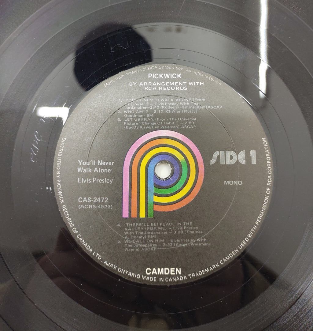 Elvis Presley – You'll Never Walk Alone Vinyl LP RCA Camden CAS-2472