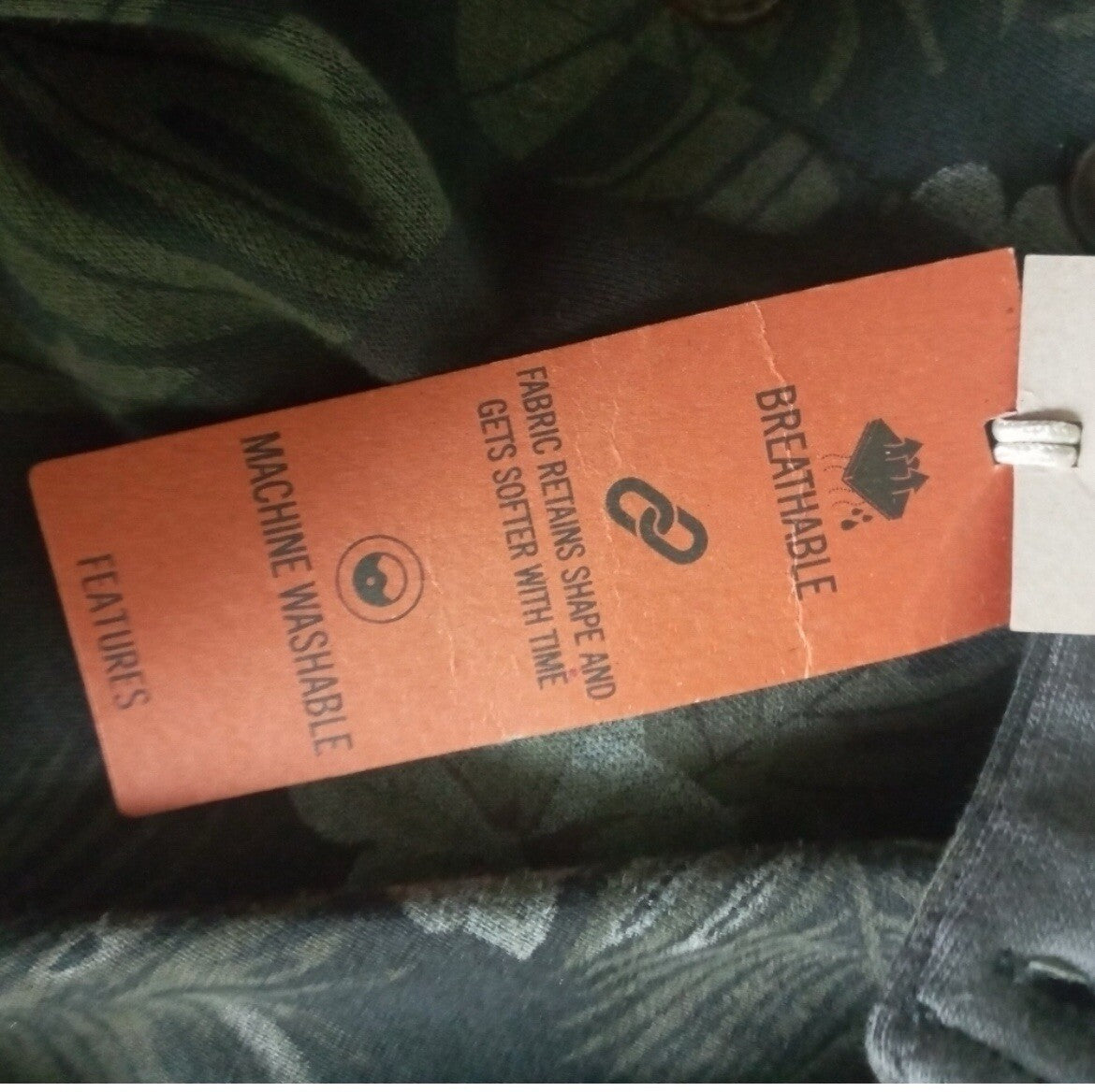 Men’s Hawke & Co Floral Long Sleeve Shirt – Casual Button-Up VG