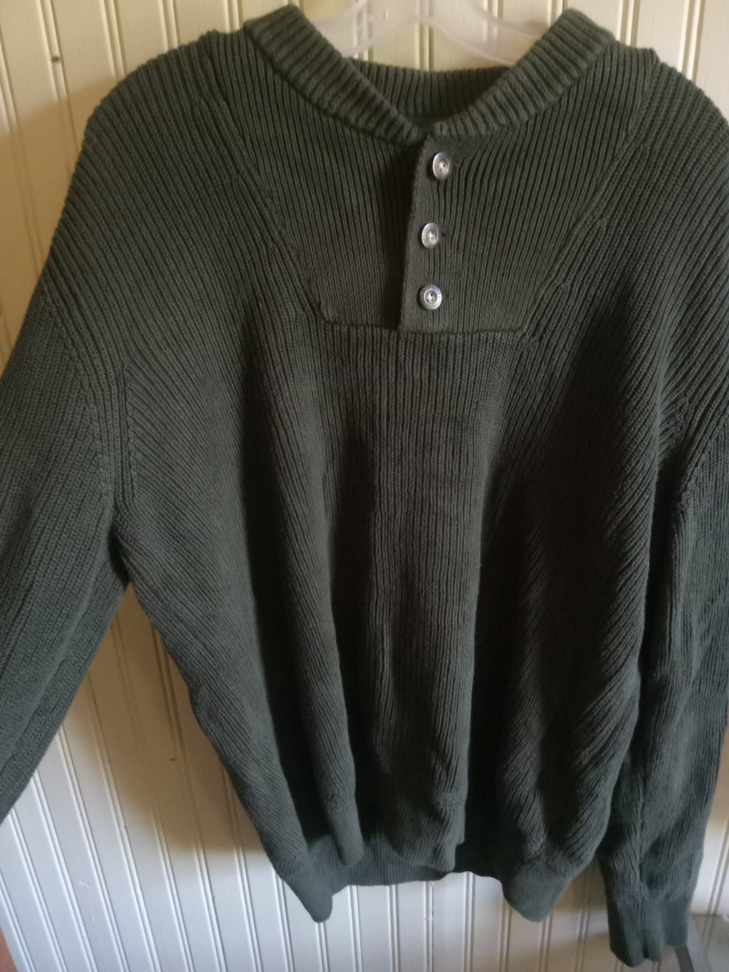 Eddie Bauer 100% Cotton Pullover Sweater – Men's XL, Casual Knit