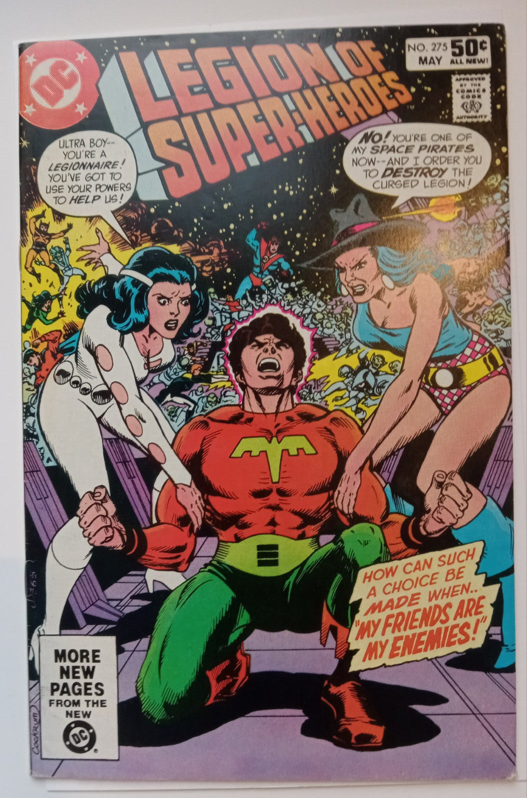 Legion of Super-Heroes #275 (1980) Gerry Conway Bagged and Boarded Comic Book