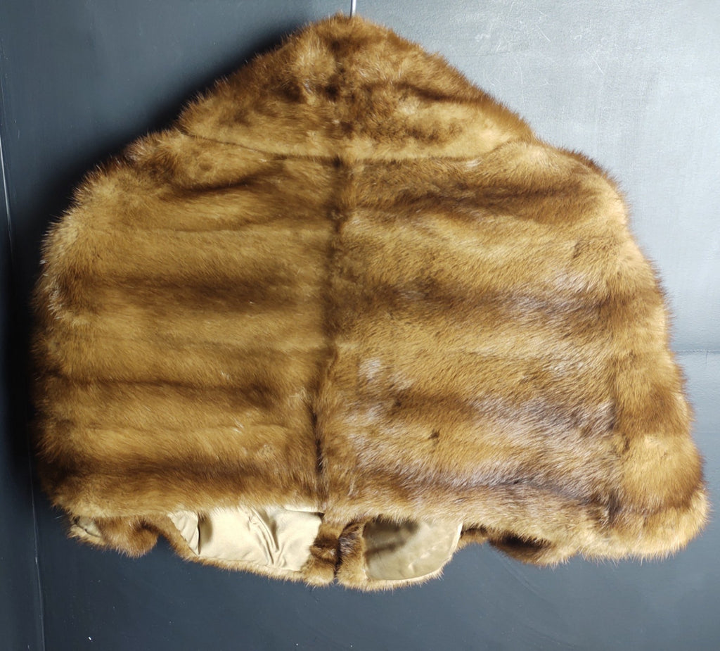 Wilfred Rousseau Montreal Mink Bolero Jacket Vintage Real Fur Cropped Pullover