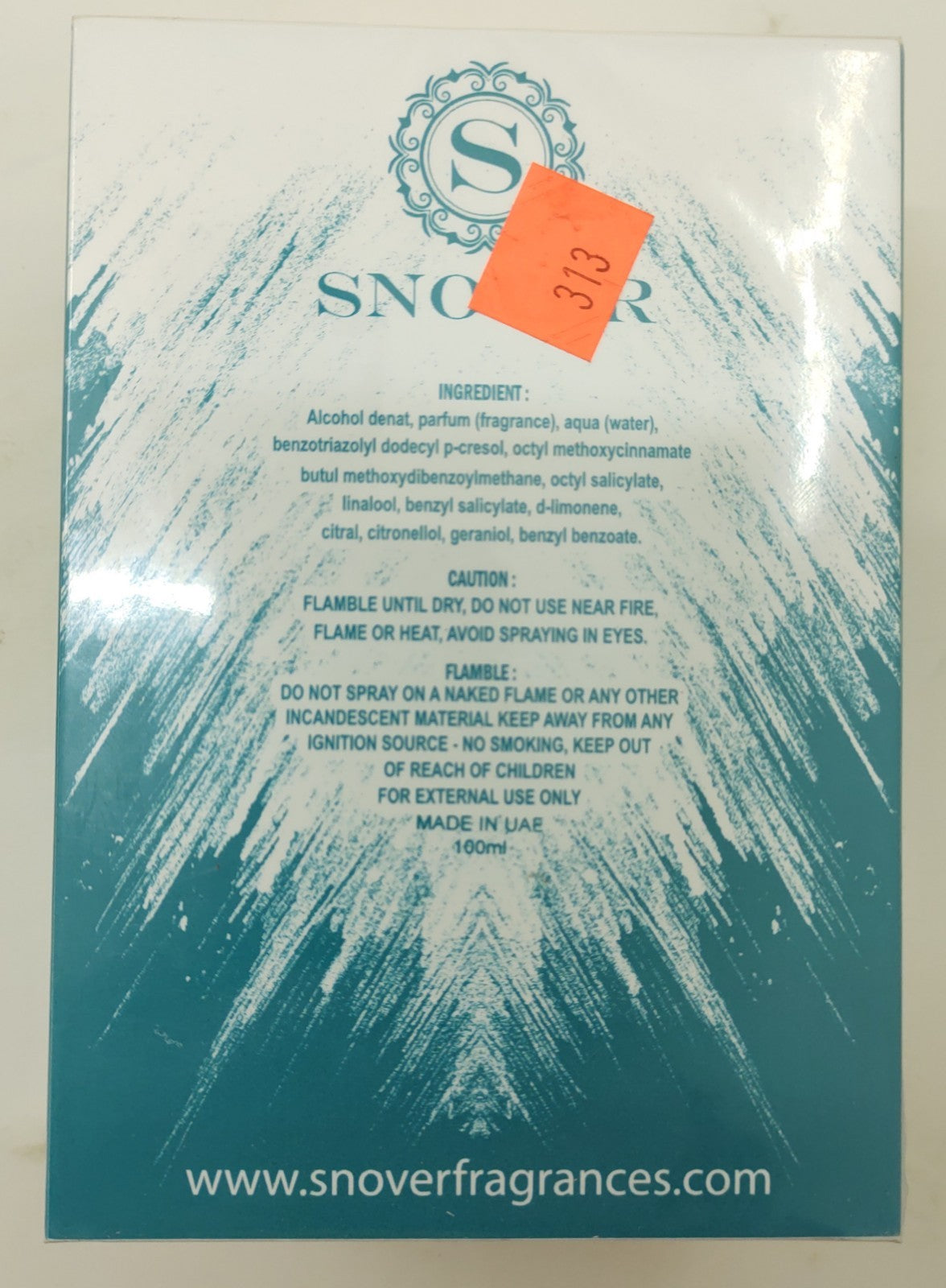 Snover Oud Raghba Eau de Parfum 100ml Unisex – Niche Luxury Arabian Scent