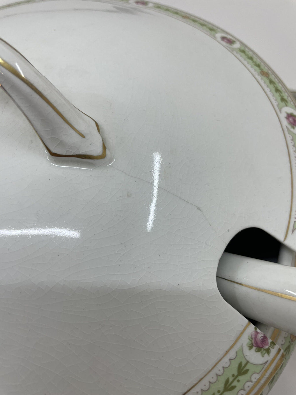 Antique Johnson Brothers Soup Tureen Ironstone with Matching Ladle White