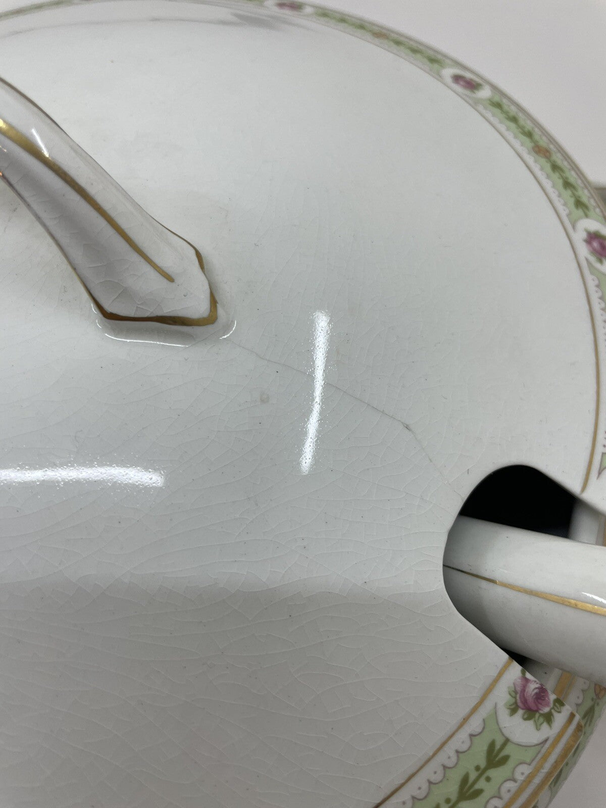 Antique Johnson Brothers Soup Tureen Ironstone with Matching Ladle White