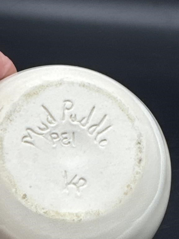 Mud Puddle Pottery PEI Cream & Sugar Set — Hand-Thrown, Signed (PEI)