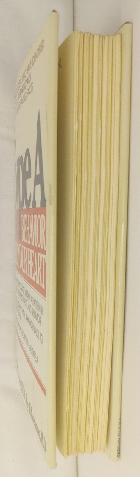Type A Behavior and Your Heart Friedman Rosenman Vintage Health Book 1974