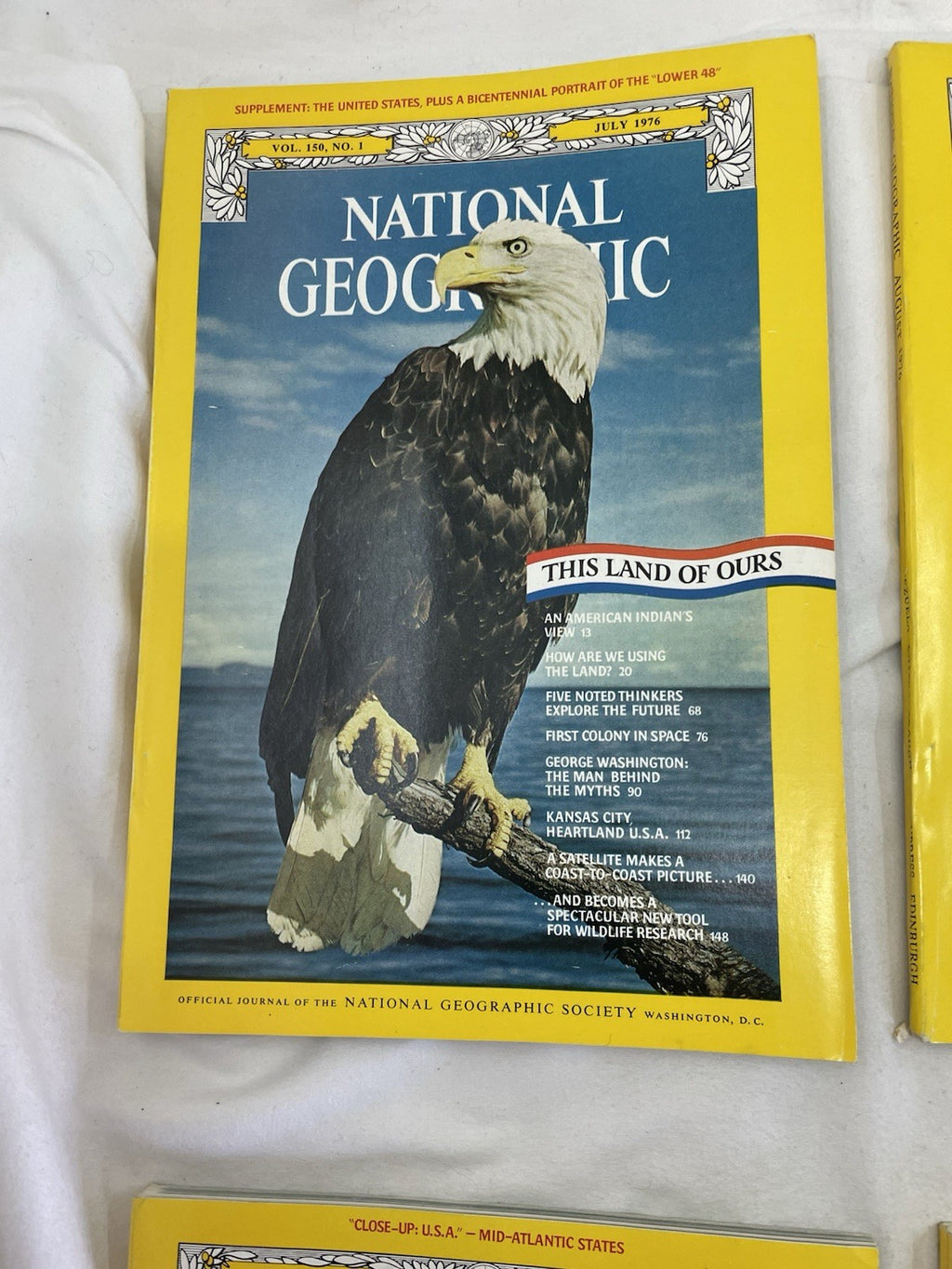 Nat Geo Jul–Dec 1976 Slipcover Lot | Vintage Science, Wildlife Magazine