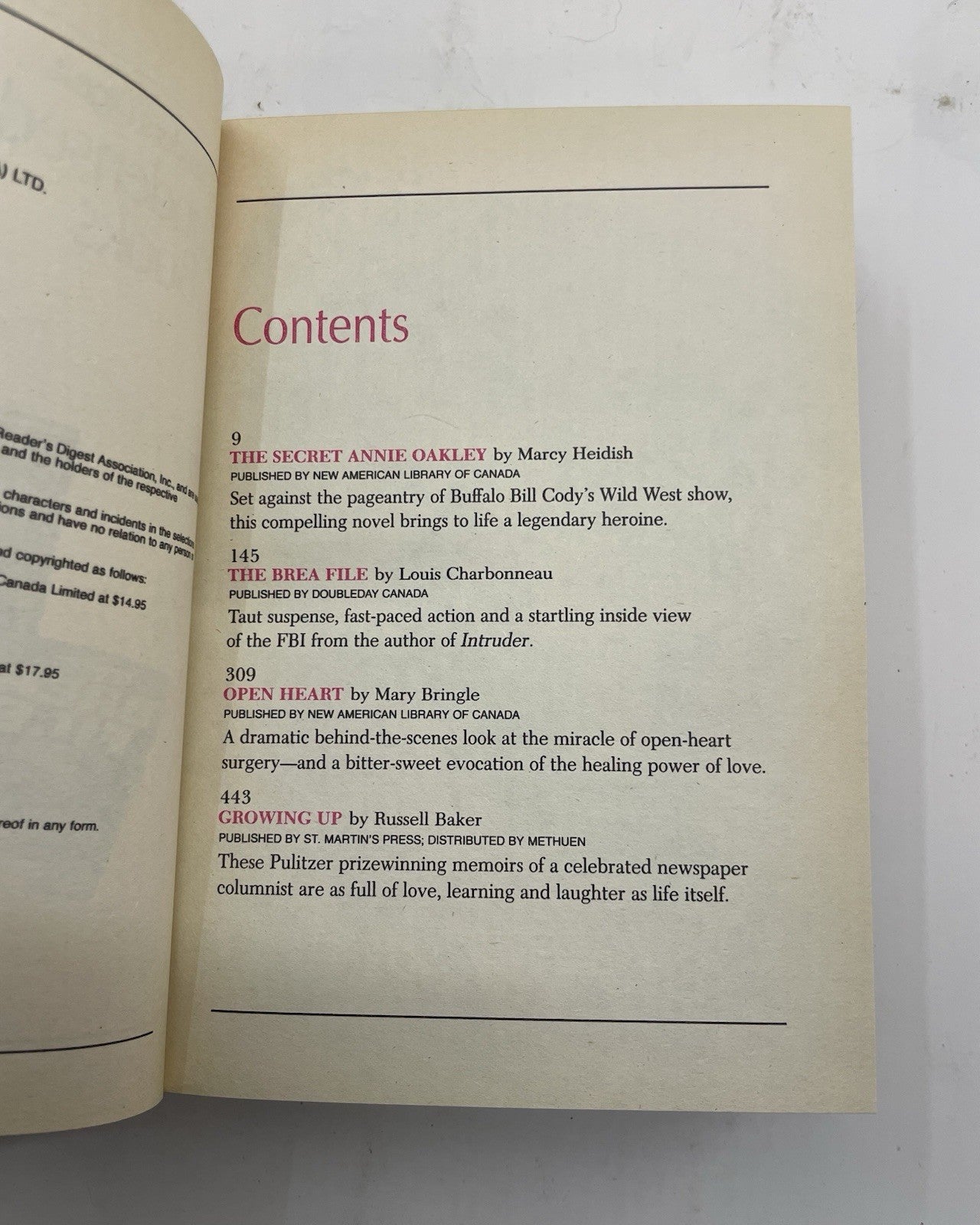 1984 Reader's Digest Condensed 1st Ed HC Leather Gilt Vtg NM Fiction