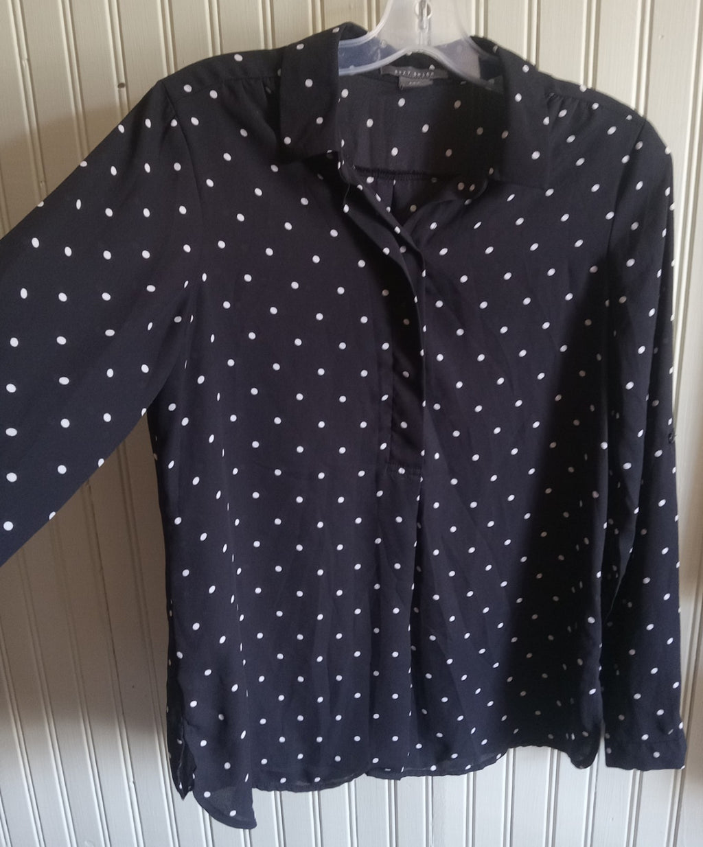 Suzy Shier Floral Button Up Work Blouse Casual Women’s Office Shirt Size S