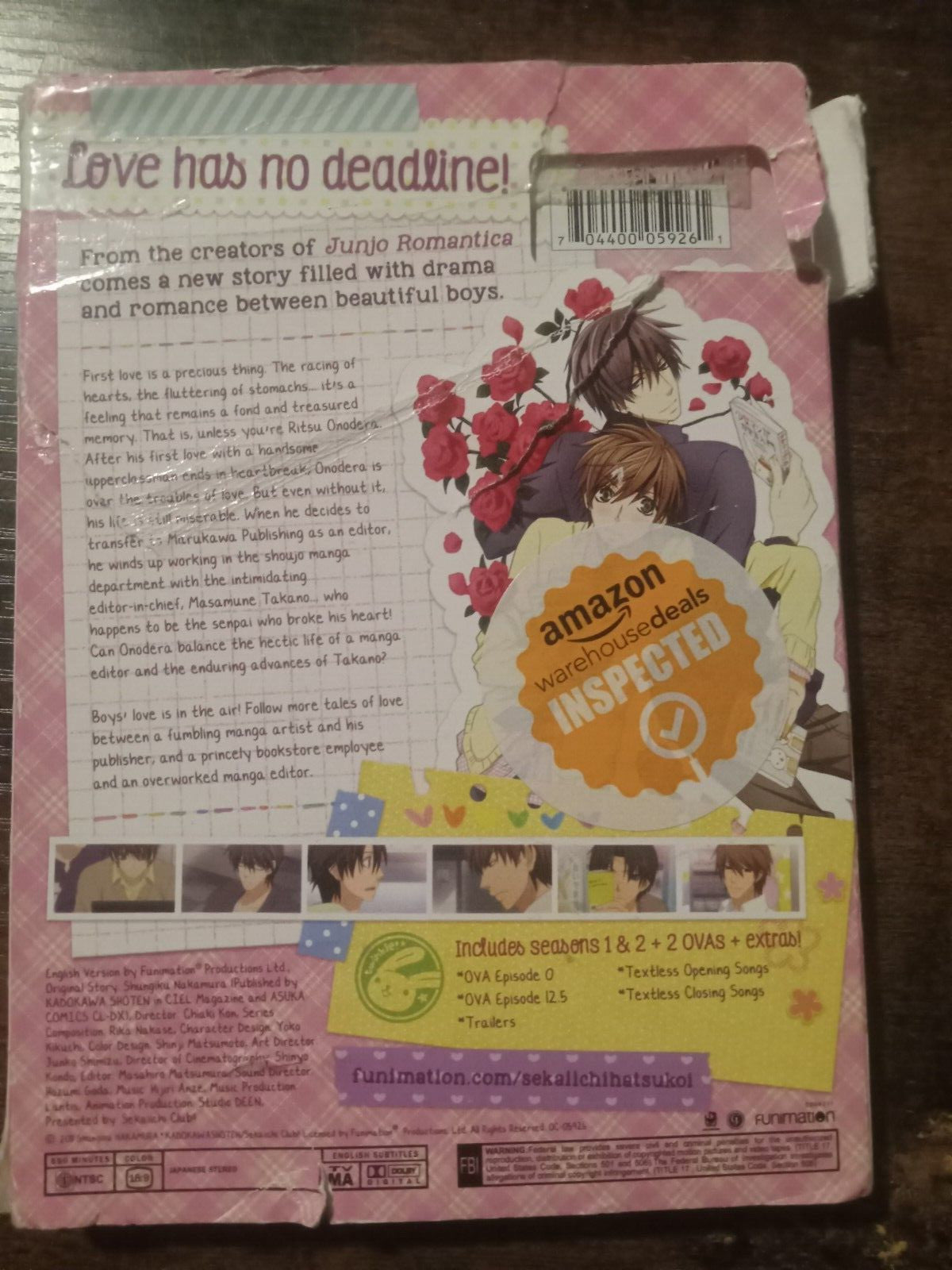 Sekai Ichi Hatsukoi Seasons 1 & 2 – Complete Anime Series DVD Set