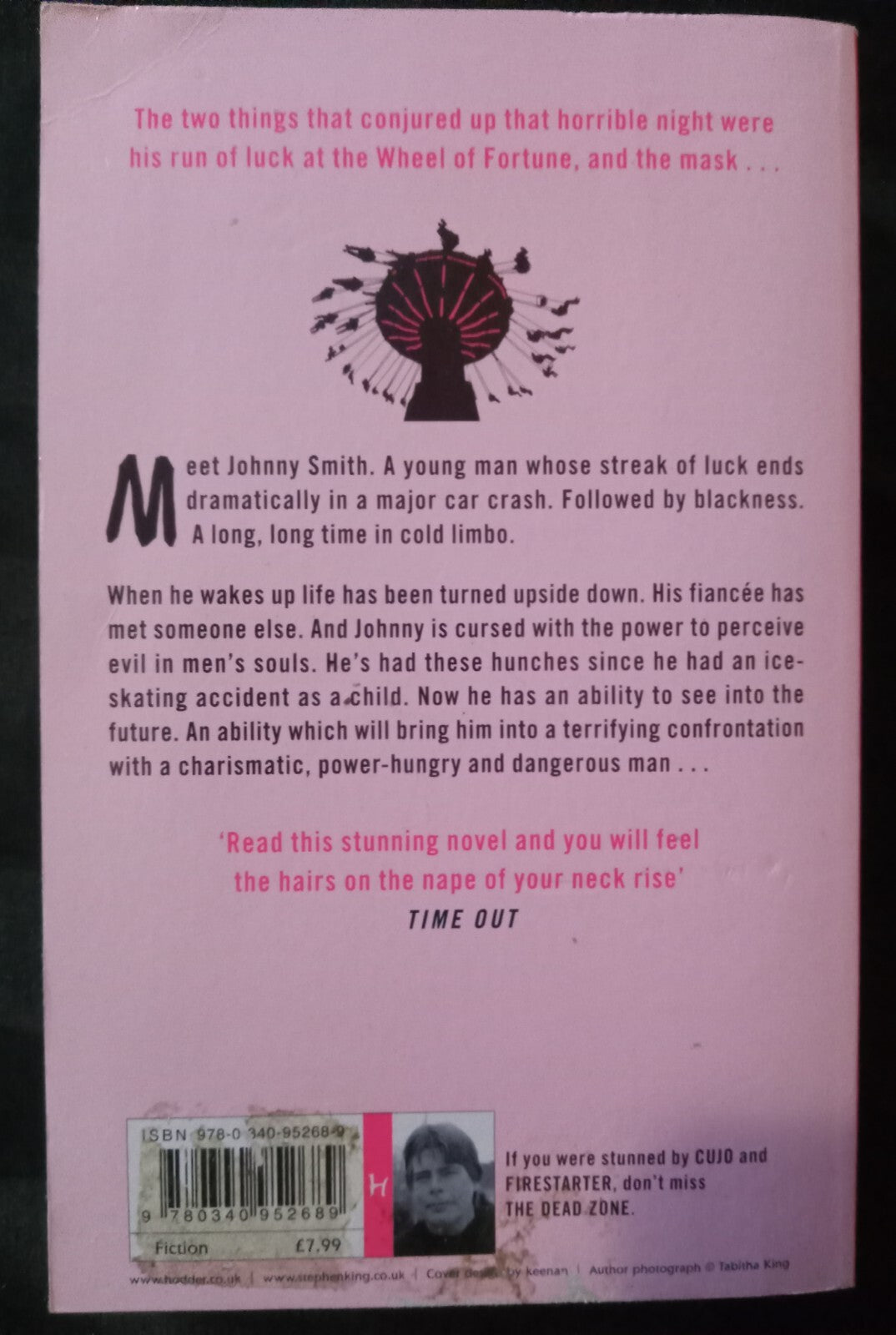 The Dead Zone Stephen King Horror Novel Vintage Paperback Bestseller Classic