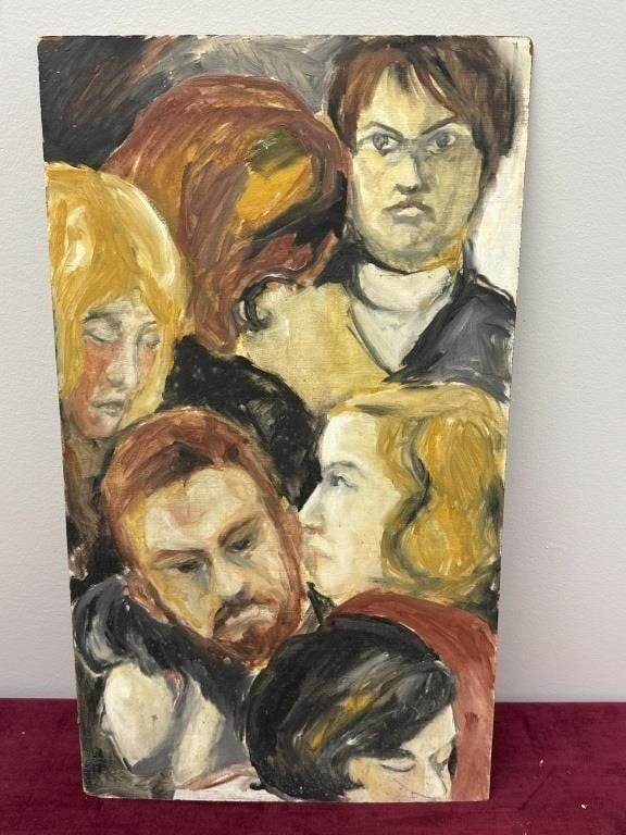 Sally B Hooff Acrylic on Board Painting Original Signed PEI Artist Artwork