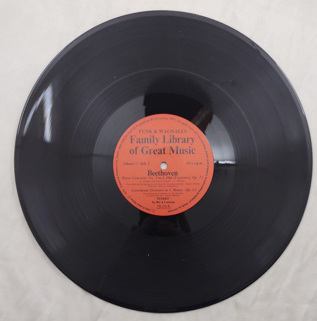 Beethoven Piano Concerto No.5 Emperor LP Funk & Wagnalls RCA Classical Vinyl LP
