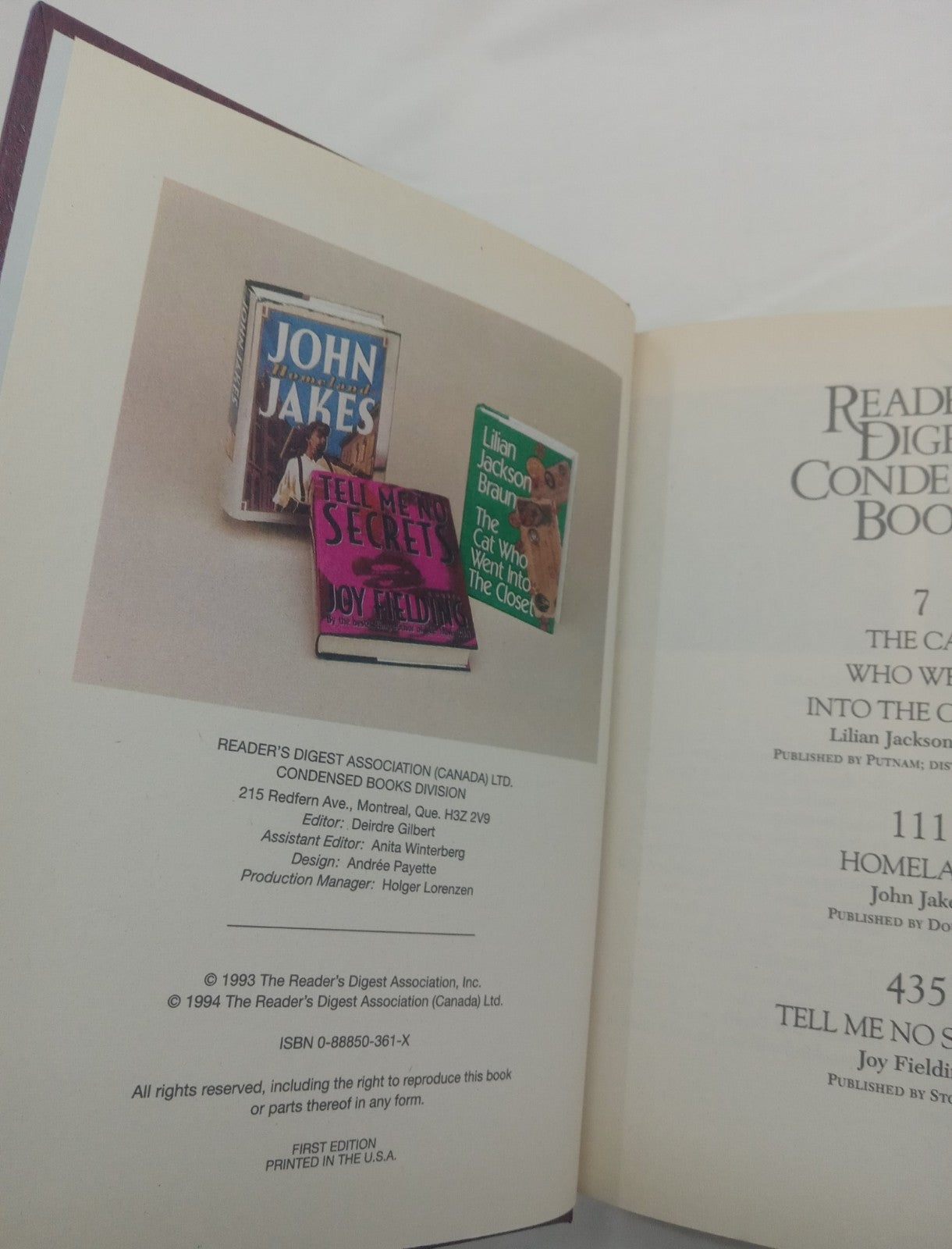 Reader’s Digest Condensed Books 1994 1st Ed Leather Bound Gilt Edges Like New