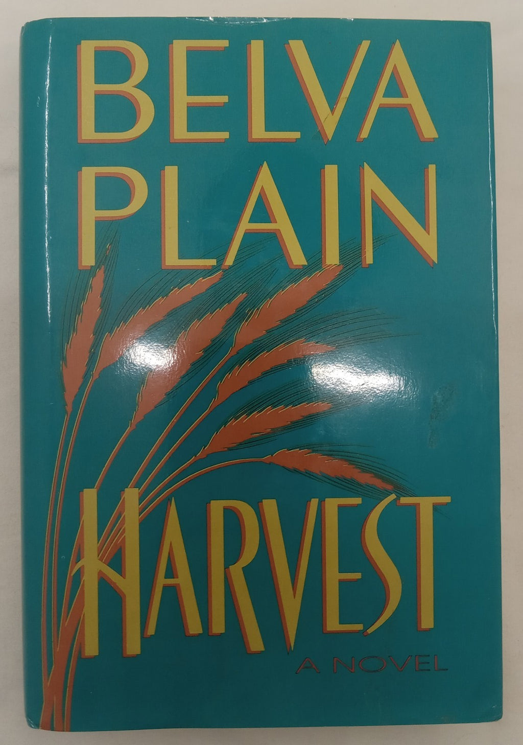 Harvest by Belva Plain – VG+ Vintage Hardcover, Family Saga Fiction