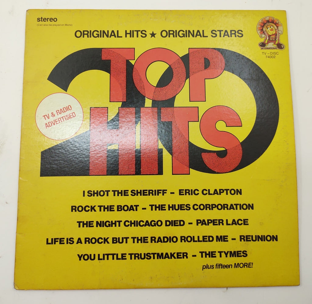 20 Top Hits (1974) Vinyl LP – Original Stars & Hits Pop Rock Oldies