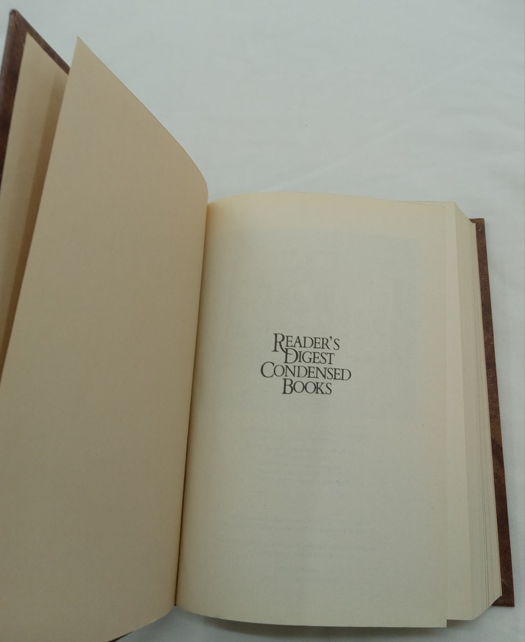 1988 Reader's Digest Condensed 1st Ed HC Leather Gilt Vtg NM Fiction