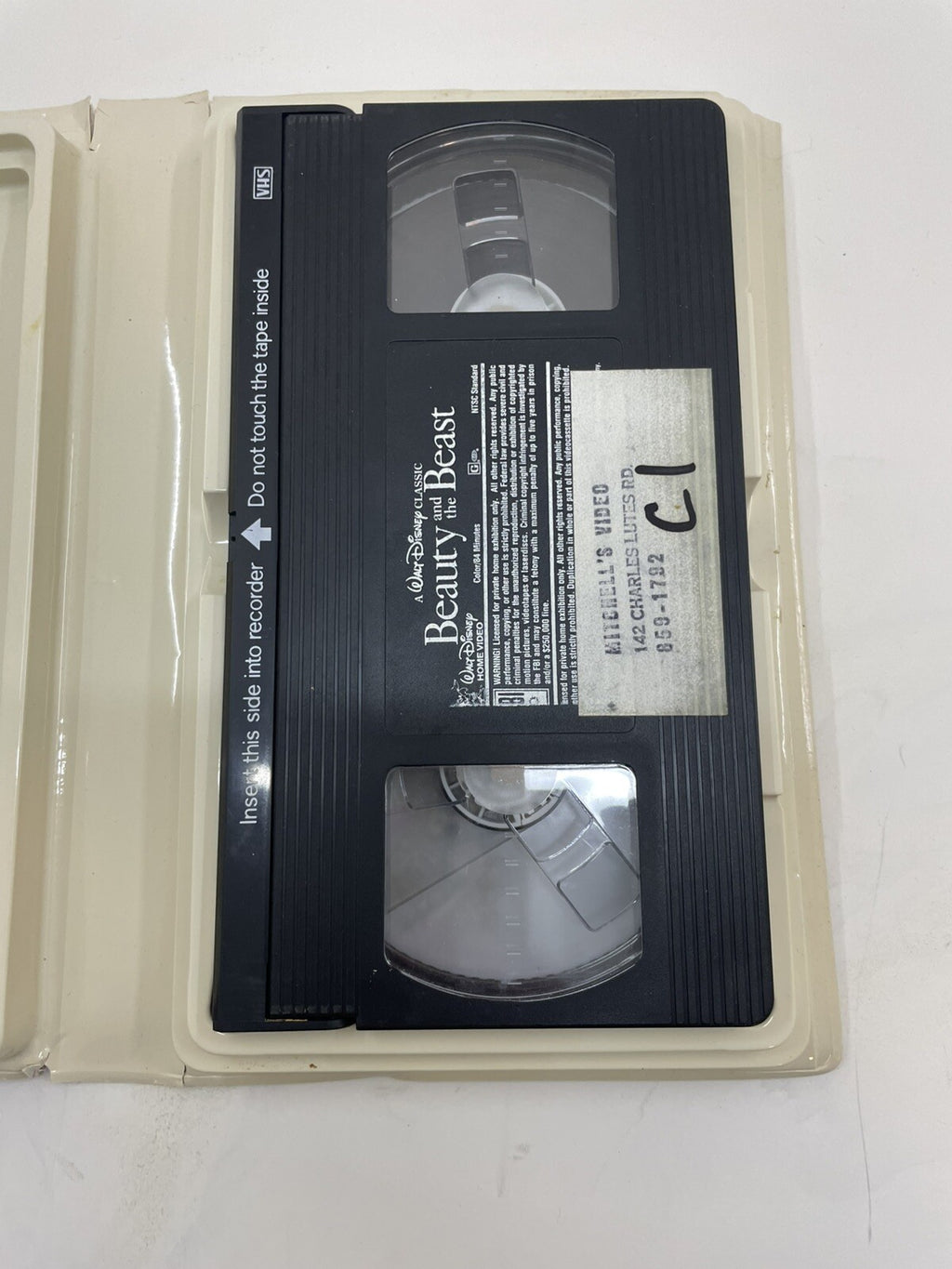 Disney Black Diamond VHS Beauty and the Beast 1992 Rare Classic Film