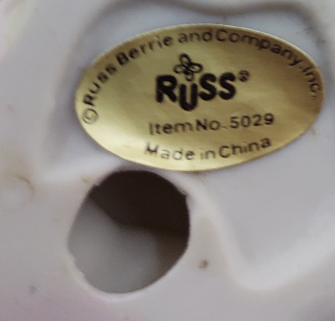 Lot of 9 Russ Berrie Bisque Mini Figurines Vintage Figurine Set Collectible