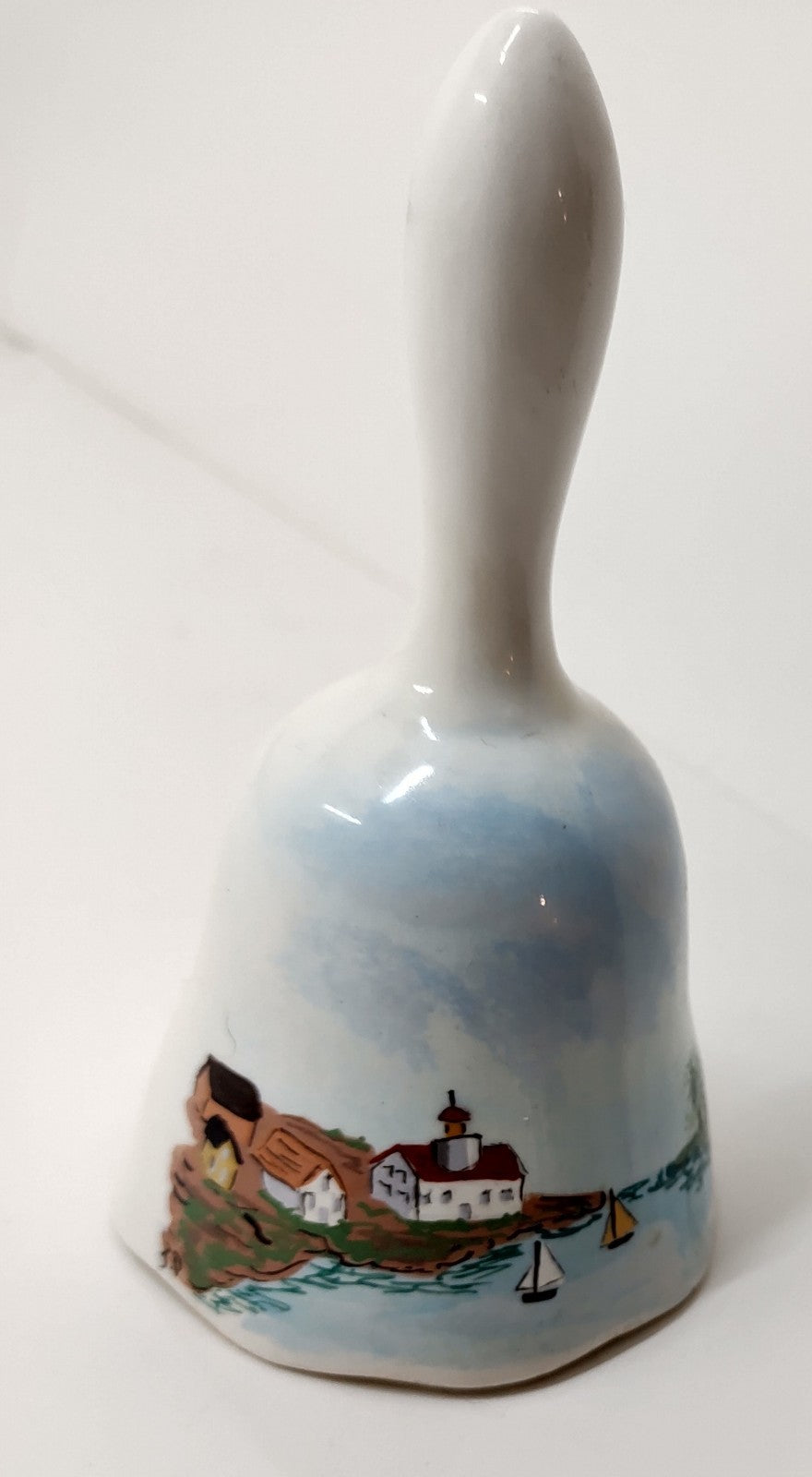 Vintage Jan Blair Nova Scotia Hand-Painted Pottery Bell