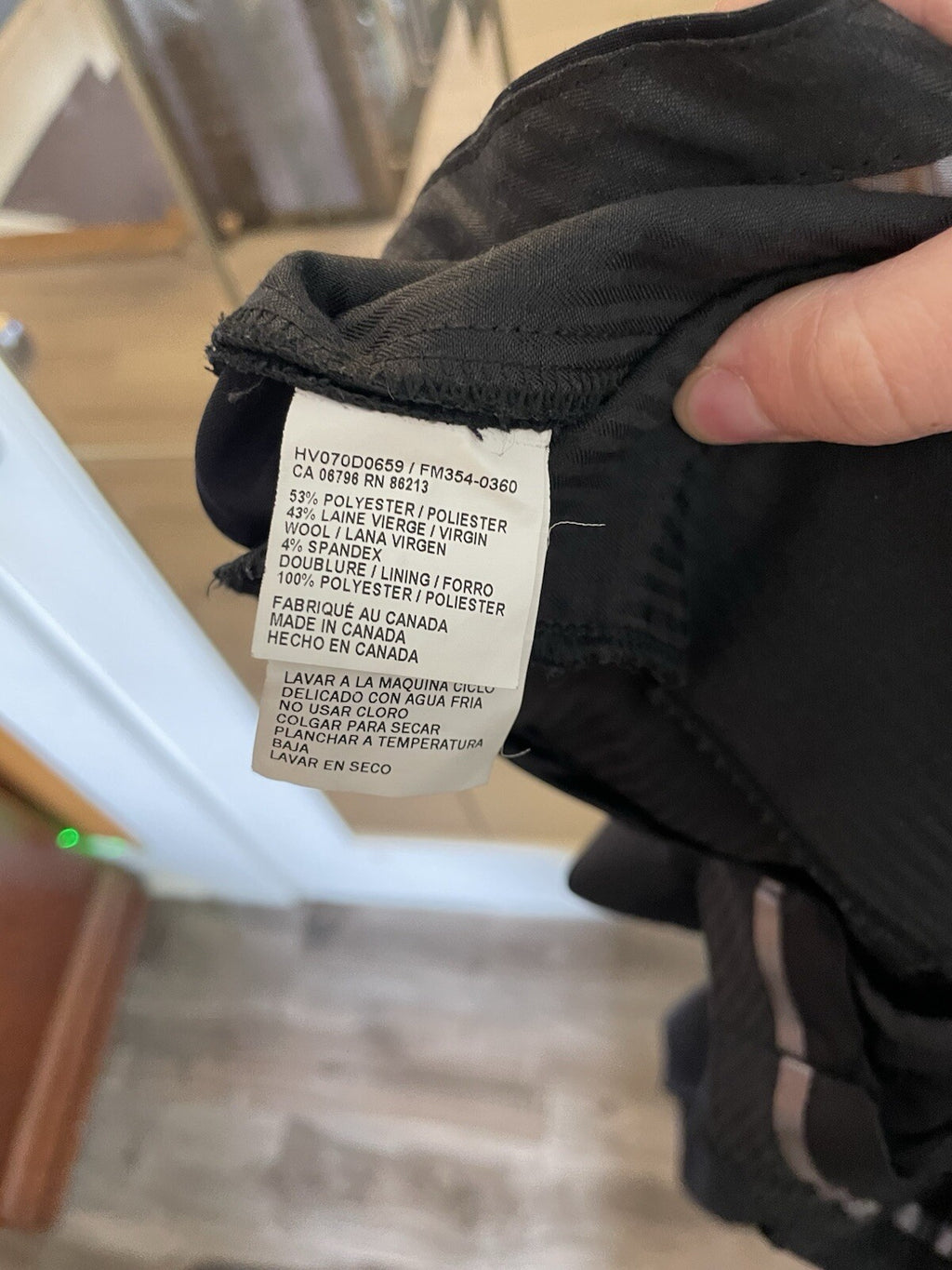 Tristan Black Dress Pants Women's Size 32 Tailored Trousers Formal Work