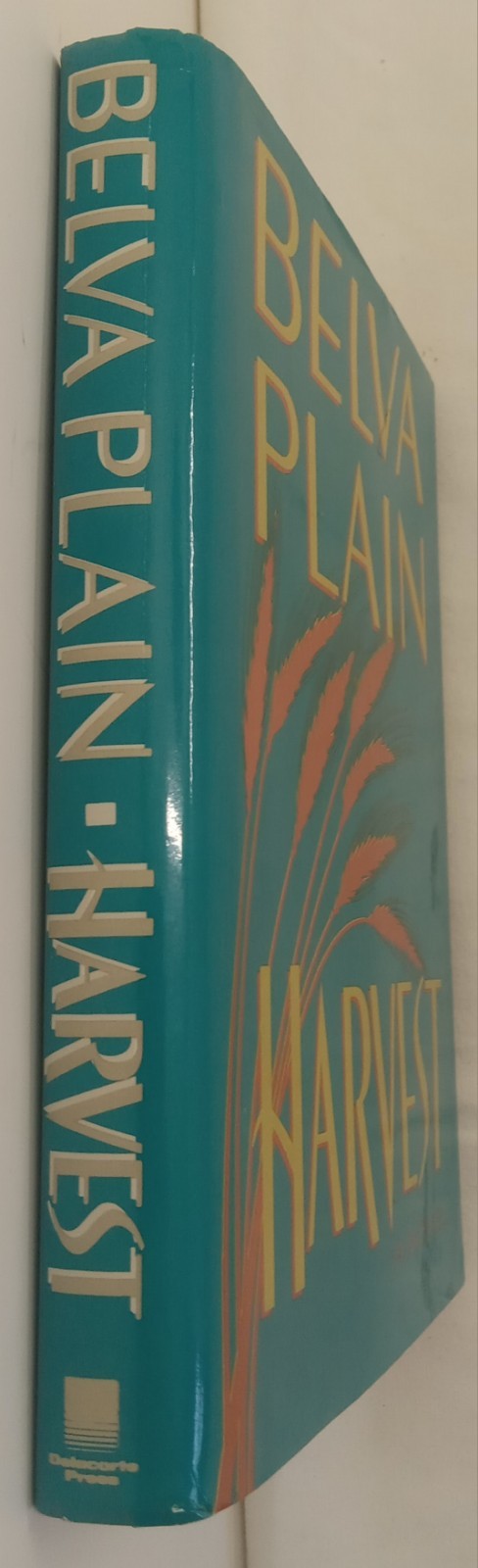 Harvest by Belva Plain – VG+ Vintage Hardcover, Family Saga Fiction