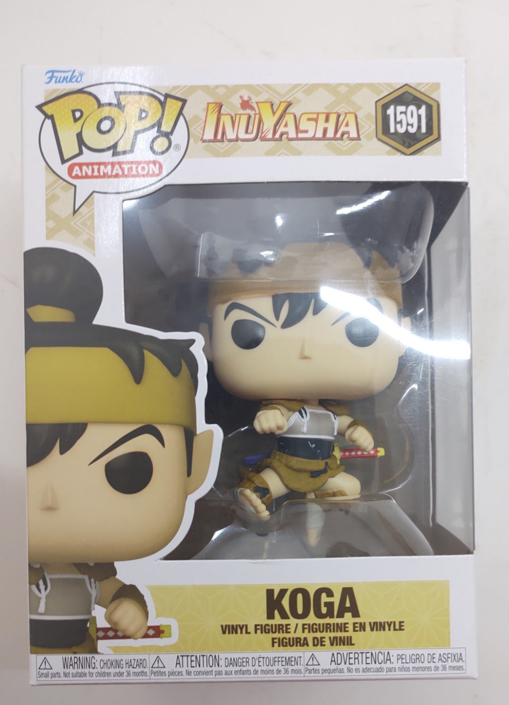 Funko Pop! Animation Inuyasha Koga #1591 Vinyl Figure New
