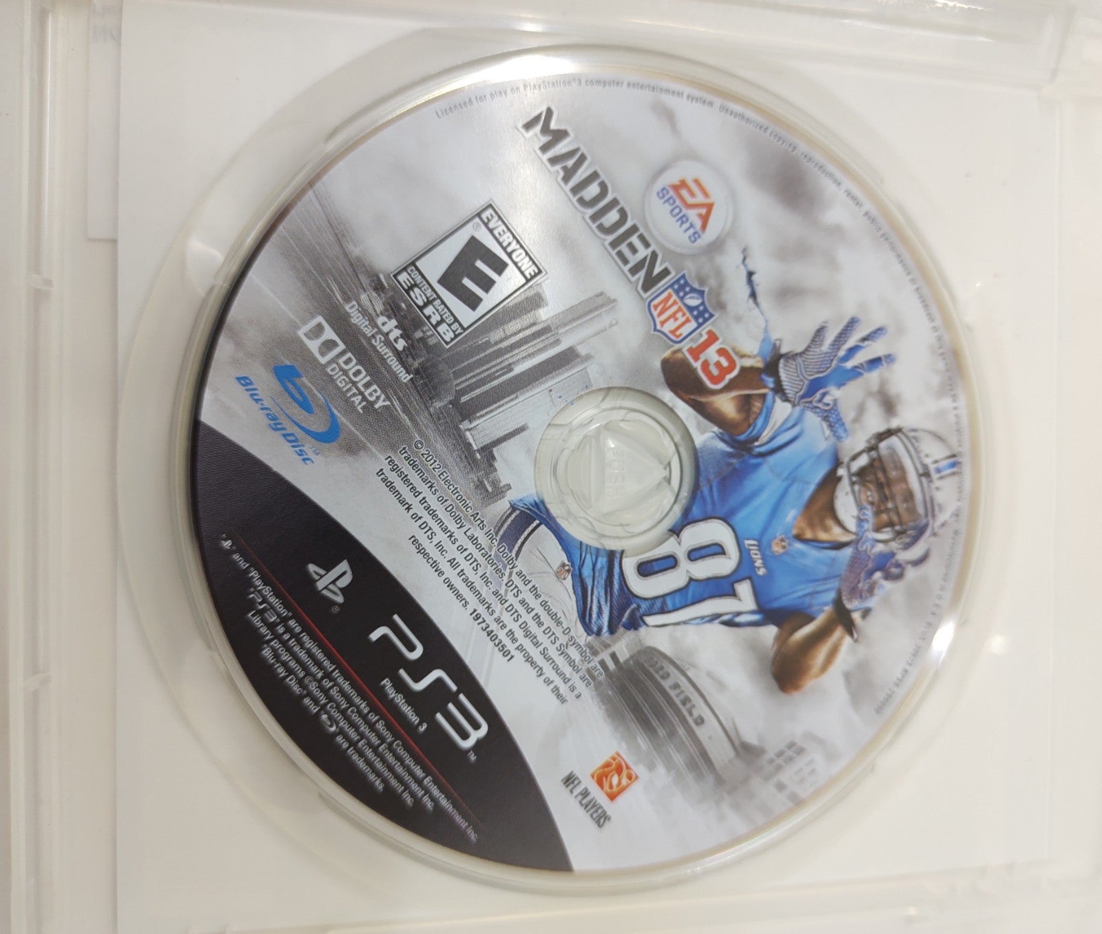 Madden NFL 13 (Sony PlayStation 3, 2012) PS3 Football Video Game