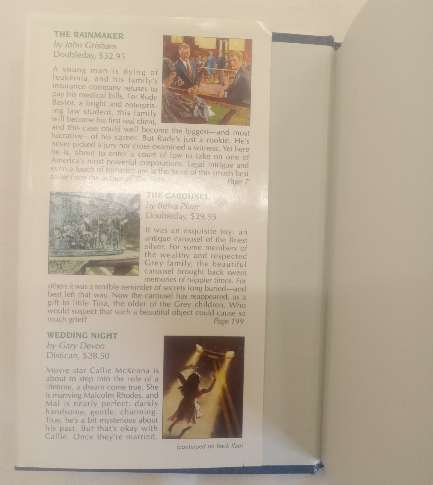 Readers Digest Select Editions Condensed Book First Edition Hardcover Book 1995